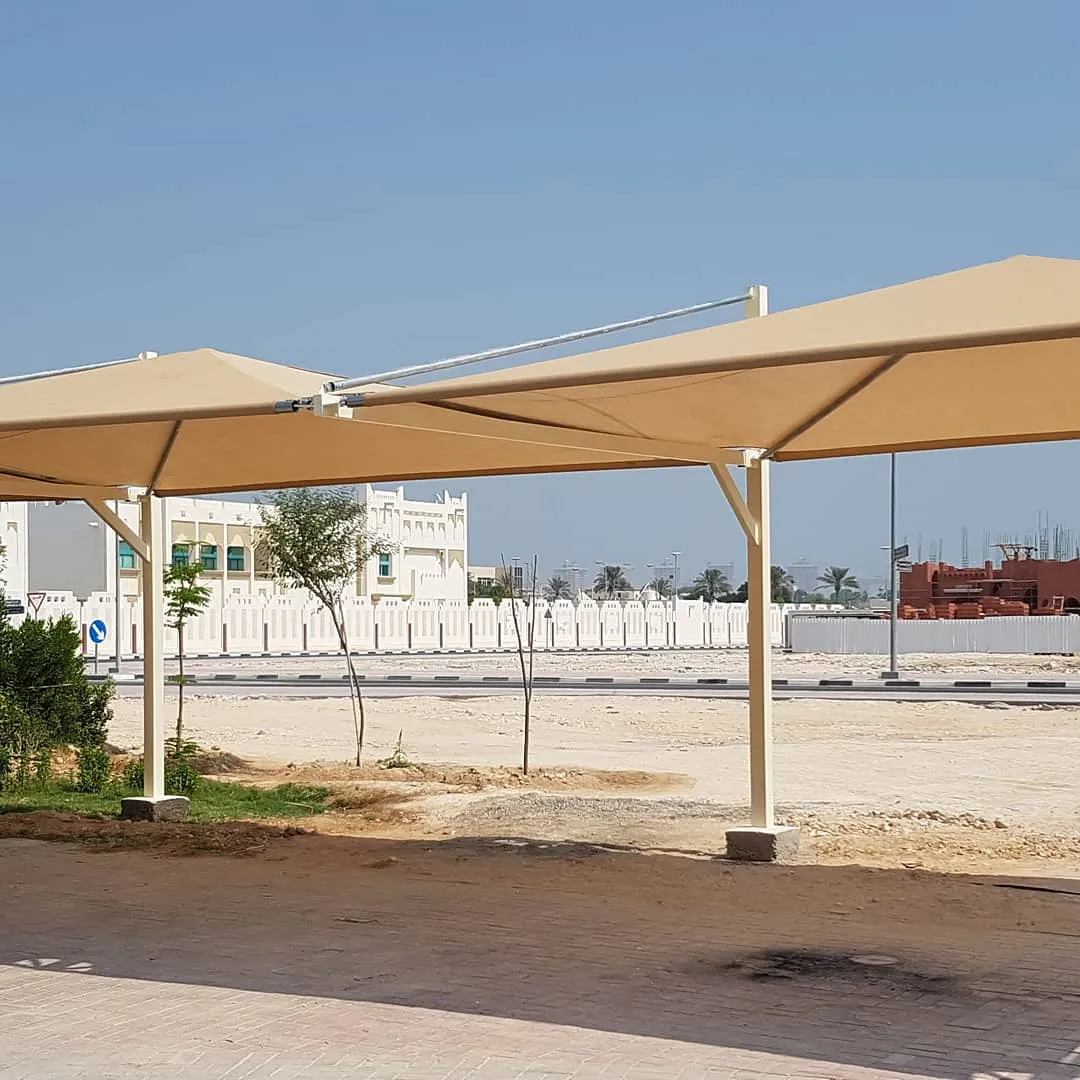 اصلاح مظلات كراج مقوسة بتثبيت آمن بحي الفلاح بجدة 