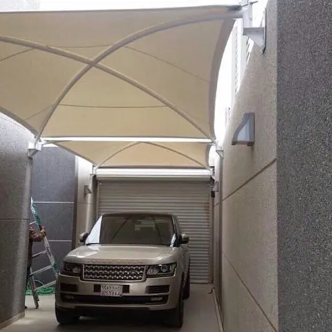 اصلاح مظلات كراج مقوسة بتثبيت آمن بحي الفلاح بجدة 