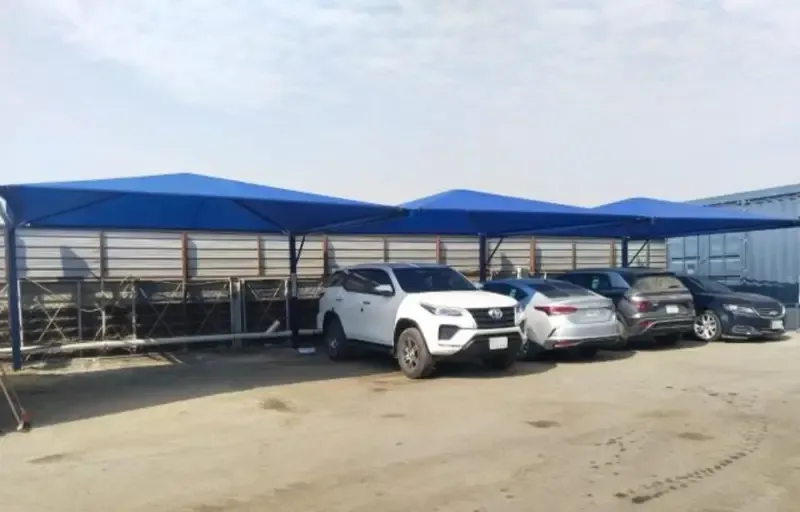 أنواع مظلات سيارات خارجية بحي السامر:لتركيب مظلات البوثلين