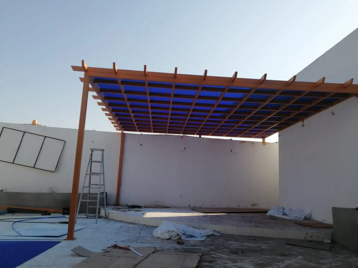 مظلات أحواش وجلسات خارجية في الواحه:بأفضل الأنواع والأسعار