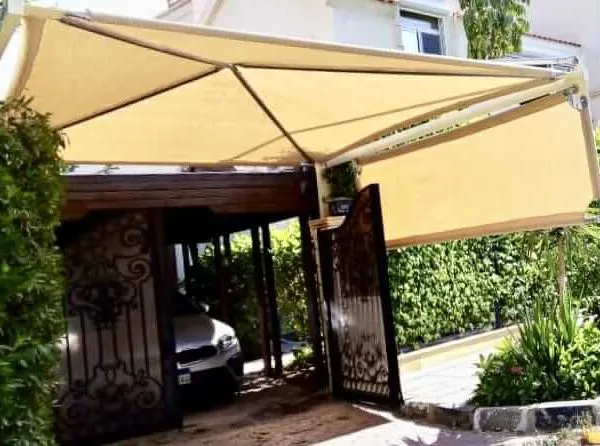 دليل أفضل أنواع مظلات سيارات وفيلات وكراجات بجدة: التصاميم