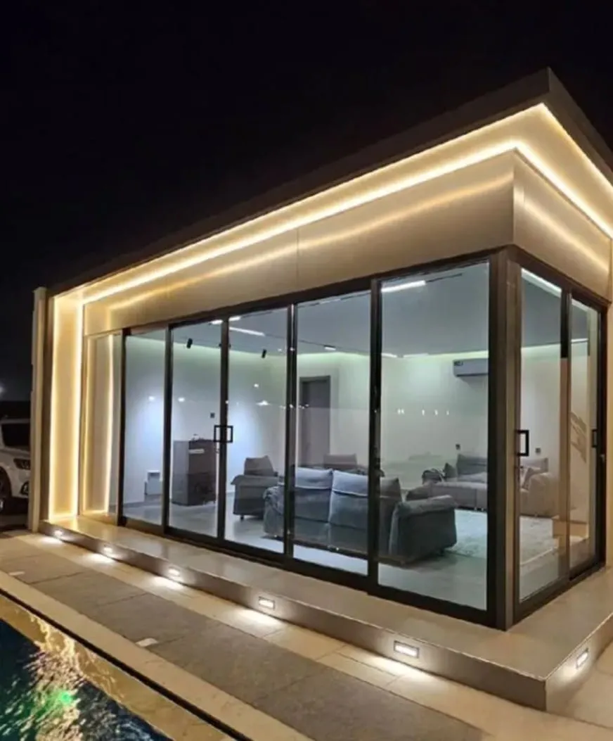 مجالس زجاجية وملاحق خارجيه فخمة بجدة:تصاميم عصرية