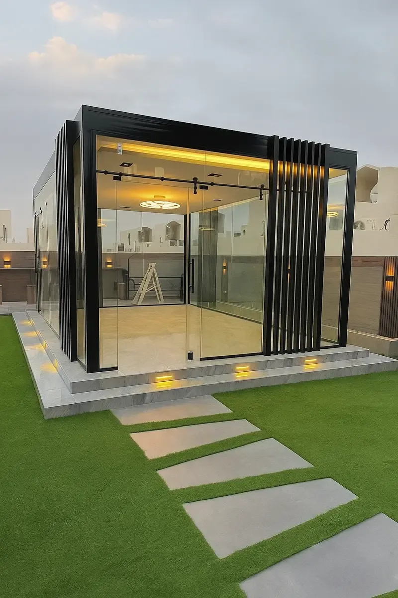 مجالس زجاجية وملاحق خارجيه فخمة بجدة:تصاميم عصرية