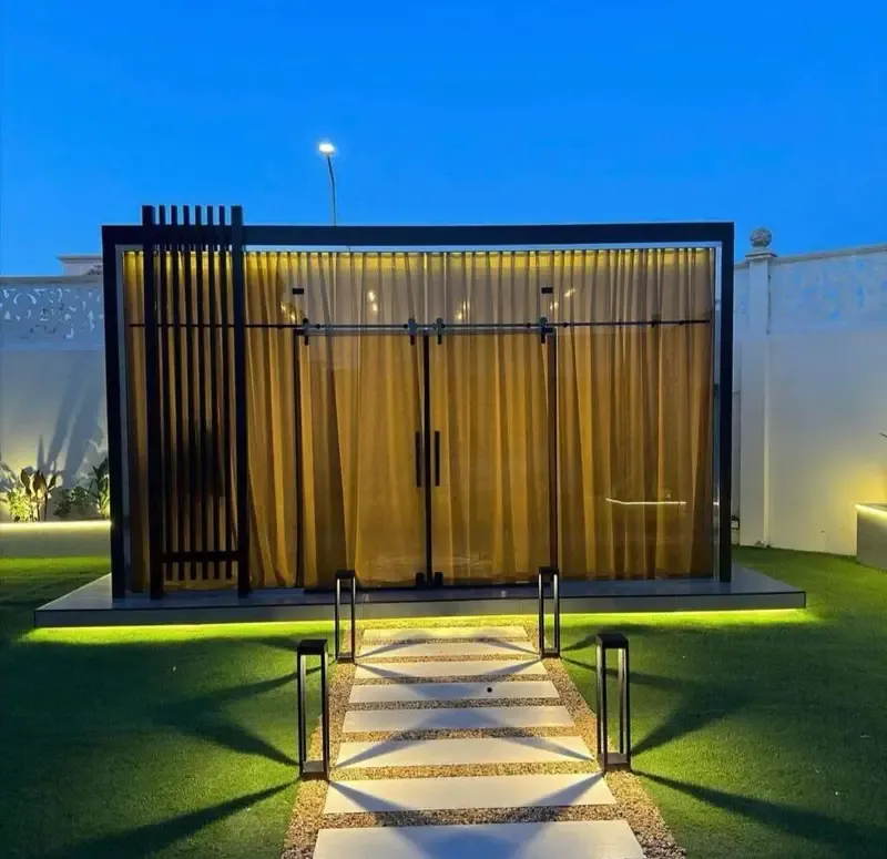 مجالس زجاجية وملاحق خارجيه فخمة بجدة:تصاميم عصرية