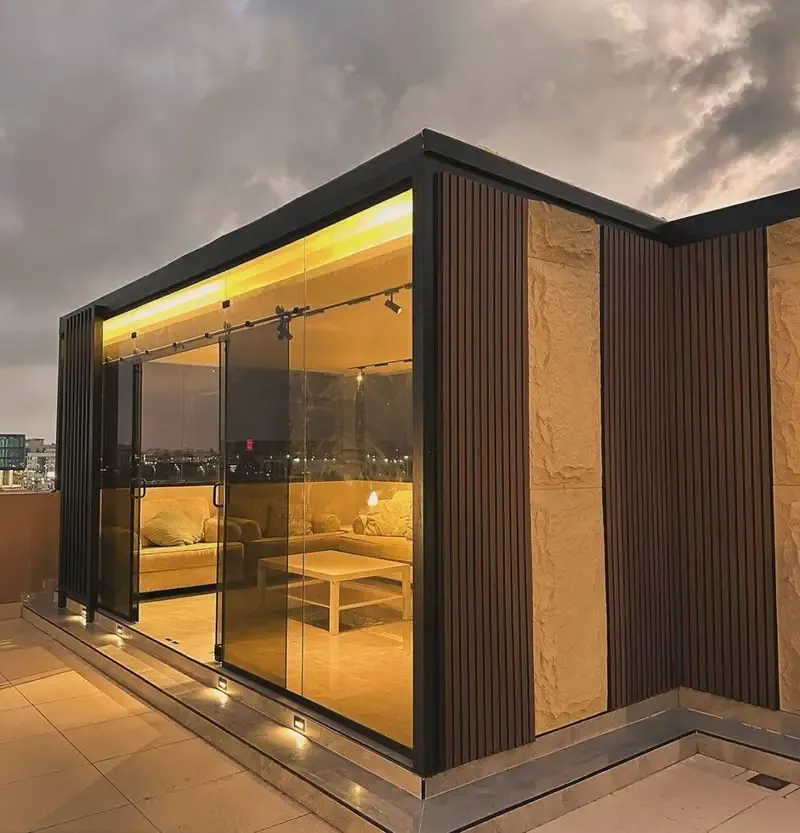 مجالس زجاجية وملاحق خارجيه فخمة بجدة:تصاميم عصرية