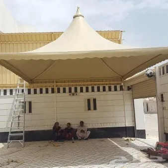 مظلات هرميةفي جدة بأفضل مواصفات المظلات الهرمية جميع انواعها