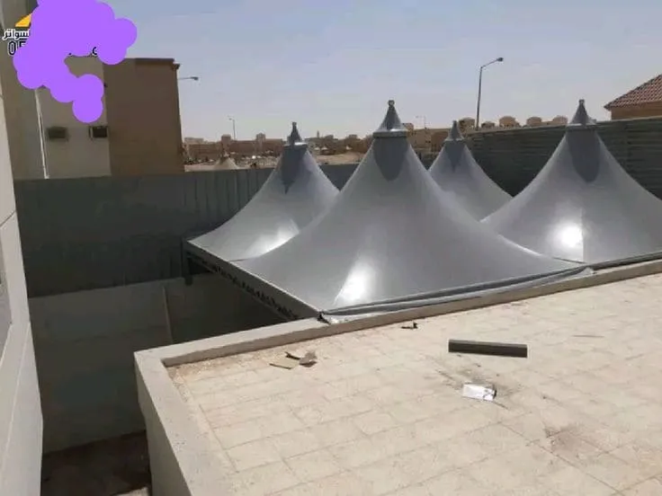 مظلات هرميةفي جدة بأفضل مواصفات المظلات الهرمية جميع انواعها