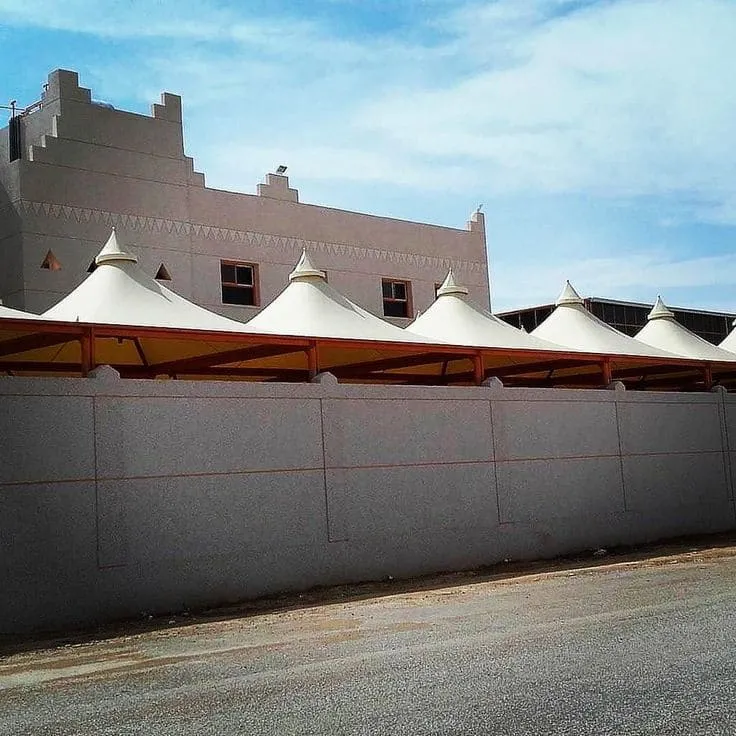 مظلات هرميةفي جدة بأفضل مواصفات المظلات الهرمية جميع انواعها