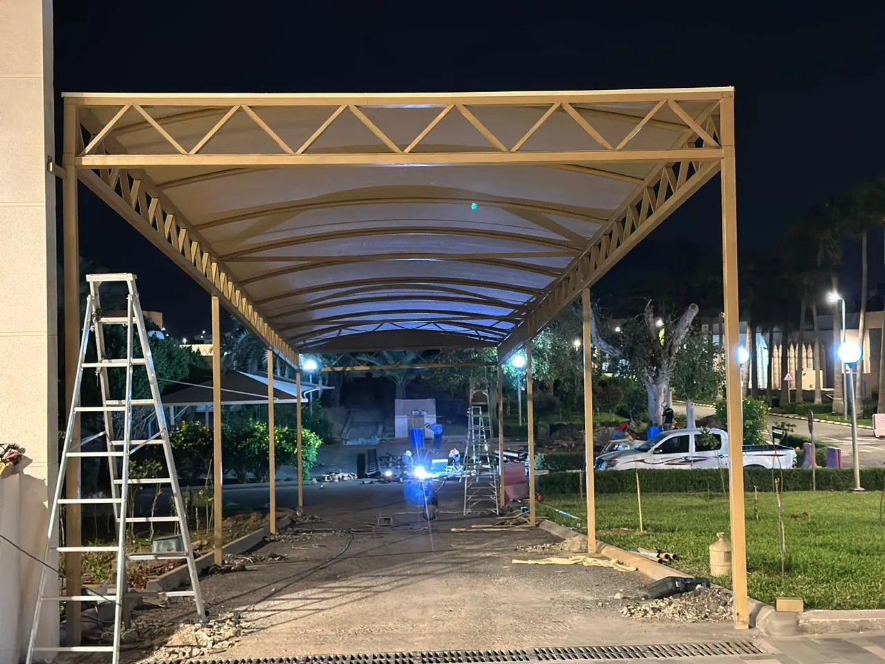 أفضل مظلات حدائق قماش بجدة حي النعيم والمحمديه تصاميم مودرن 