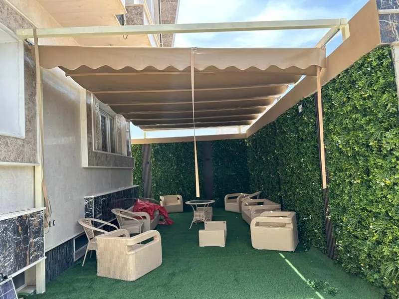 أفضل مظلات حدائق قماش بجدة حي النعيم والمحمديه تصاميم مودرن 