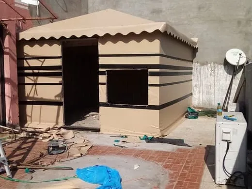 تصميم ملاحق وبيت شعرفي جدة باقل تكلفة وأحدث الديكورات