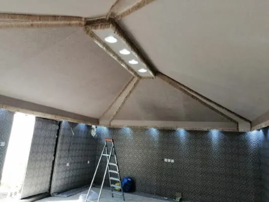 تصميم ملاحق وبيت شعرفي جدة باقل تكلفة وأحدث الديكورات