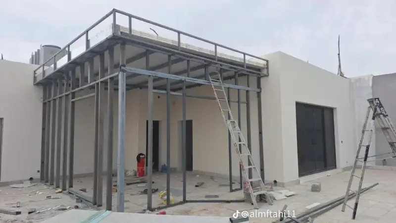 أفضل مقاول ملاحق اسمنت بورد في جدة:تصميم وبناء ملاحق خارجية