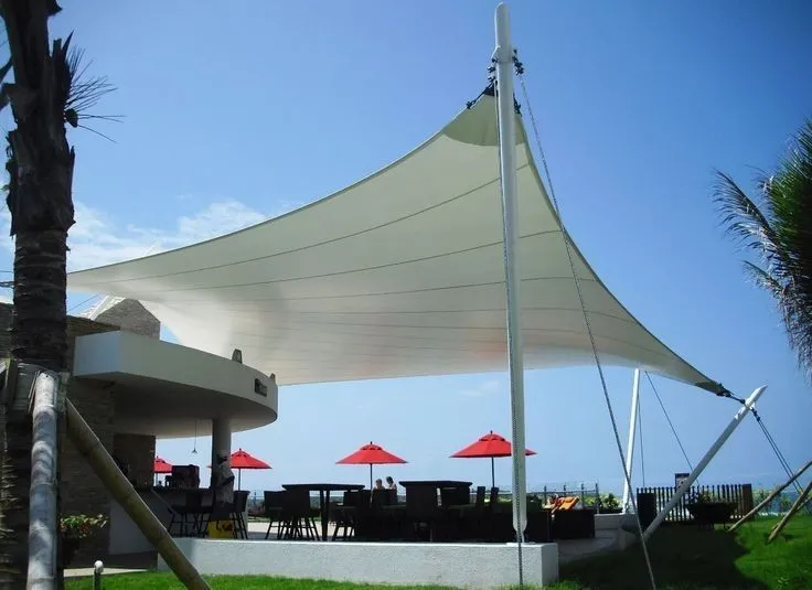 مظلات سيارات والشد الإنشائي والمظلات المتحركةفي حي البساتين 