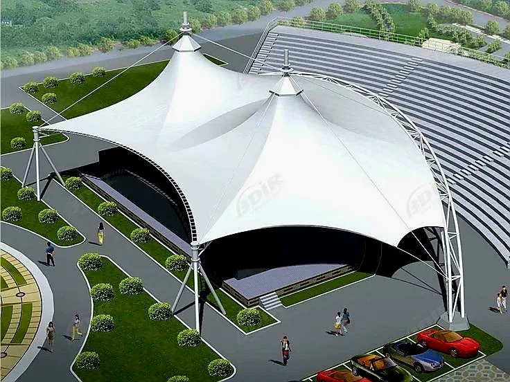 مظلات سيارات والشد الإنشائي والمظلات المتحركةفي حي البساتين 