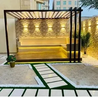 أفكار تصميم مجالس وجلسات خارجية للمنازل والأسطح في أحياء جدة