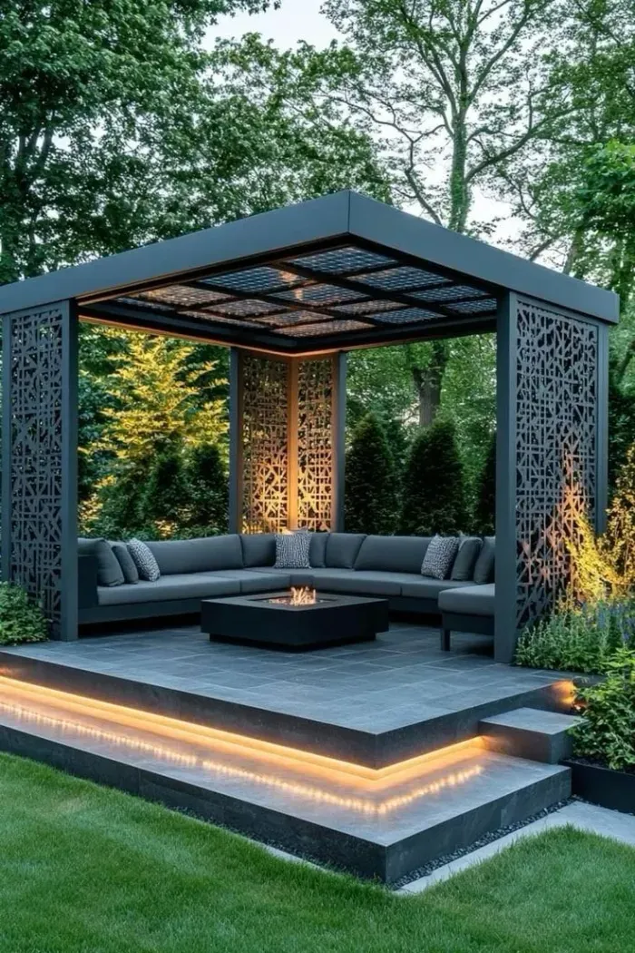 أفكار تصميم مجالس وجلسات خارجية للمنازل والأسطح في أحياء جدة