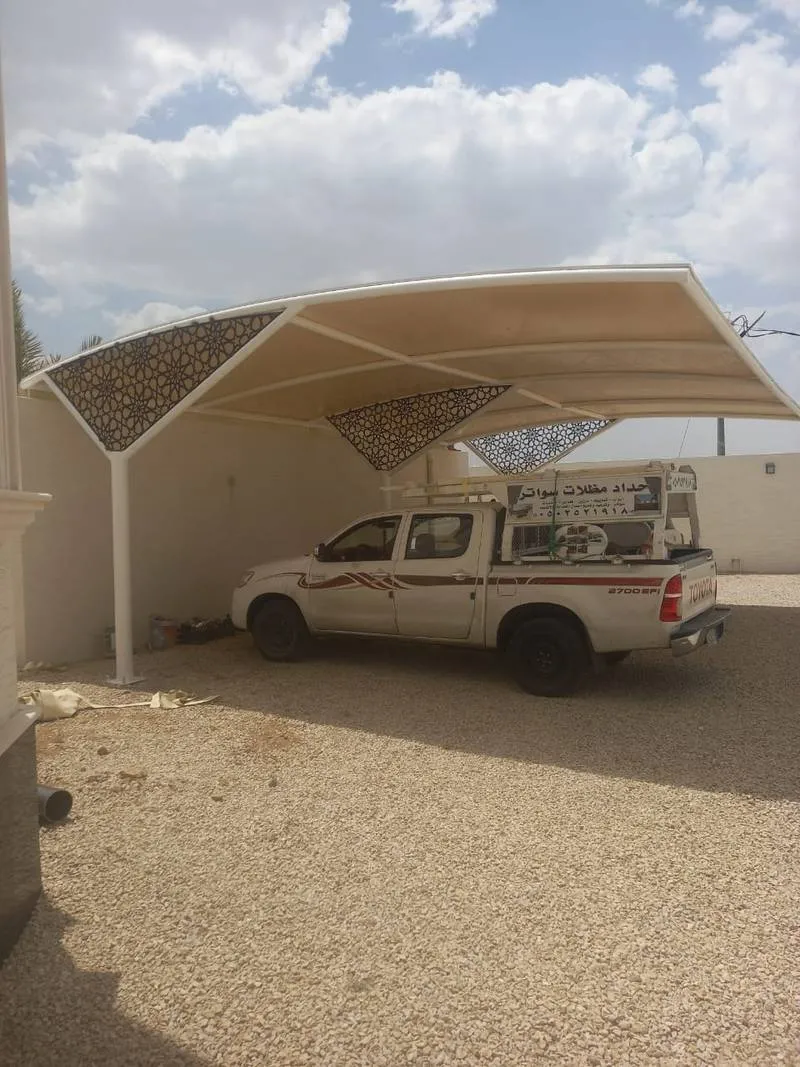 تركيب مظلات سيارات في جدة|أفضل أنواع وتصاميم مظلات السيارات